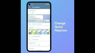 Telegram reactions ( 2022 feature )