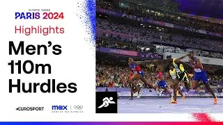 DOMINATION! 😮&zwj;💨 | Men's 110m Hurdles Final Highlights | #Paris2024 #Olympics