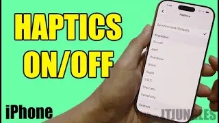 How to Turn On/Off Text Tone Haptic Vibration on iPhone