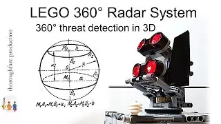 LEGO EV3 Mindstorms Radar System - 360&deg;/ 3D