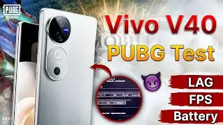 Vivo V40 PUBG Test 🔥 Best Gaming Device - Vivo PUBG Test 