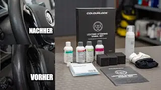 Lederlenkrad selber reparieren und f&auml;rben mit diesem Set! Colourlock Unboxing & Erkl&auml;rung