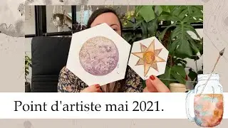 Organisation et sérénité, aquarelles, livres et Dragon Age : point d'artiste mai 2021