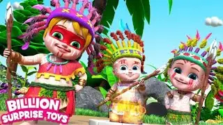 Babies Exploring Fantasy Worlds in a Funny Way Billion Surprise Toys  cartoon songs of kids