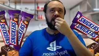 Experimentei o Snickers Dark Com Chocolate Meio Amargo