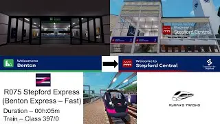 Stepford County Railway v2.3.2. Stepford Express Class 397/0 Benton Express Fast [Down (BTN-STC)]
