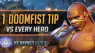 1 DOOMFIST TIP for EVERY HERO ft. EFFECT (Outdated 2017)