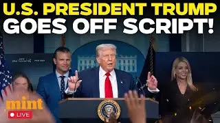 Trump LIVE | US President Trump GOES OFF SCRIPT | Government Shutdown | Trump Latest News | USA