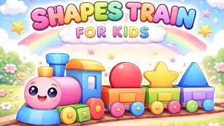 Shapes Train for Kids 🚂 | Learn Shapes with Colorful Train | Preschool Learning | HH Wonder Planet