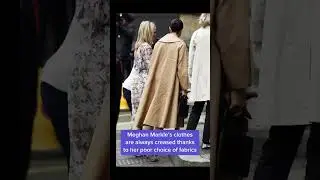 #shorts Meghan&rsquo;s clothes are always creased thanks to her poor choice of fabrics #meghanmarkle #prin