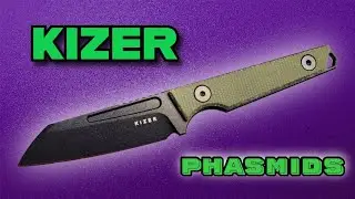 A Fixed Blade Thats EDC Friendly! #kizerknives #edc #everydaycarry 