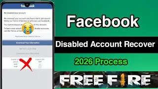 we Disabled Your Account facebook your account has been disabled facebook solution 2026
