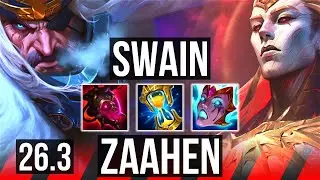SWAIN vs ZAAHEN (TOP) | EUW Master | 26.3