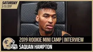 Saquan Hampton on Chemistry With Roommate Chauncey Gardner-Johnson | Saints Minicamp 2019