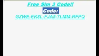 Sim3 Activate Code!