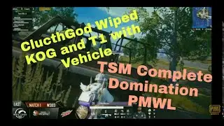 TSM ENTITY Chicken Dinner||Complete Domination||PMWL Highlight||Subscribe