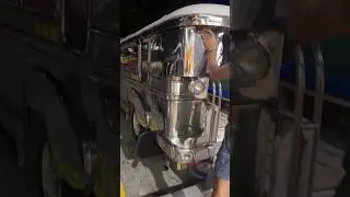 He loves his Shinny jeepney  #jeepney #transport #travel #philippines #shortfeeds #ytshort
