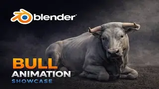 Realistic Bull Animation in Blender 🔥 | Full Animation Breakdown | 3D Animal Animation