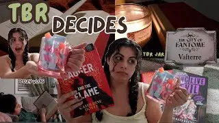 Reading What My TBR Jar Picked for Me! 📖 COZY READING VLOG ☕🕯️