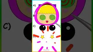 Which Masha eyes is correct? #viral #art #masha #shorts