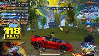 118 kills !!😱 FOUR GAME BEST HANDCAM PLAYER YHCam🔥🎯