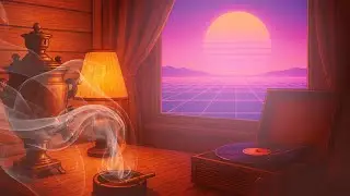 🌅 Sovietwave Sunset ✦ Chill Lofi Synthwave Mix | Retro Vinyl Dreamscape