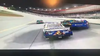 Mark Martin Turns Kenseth & Truex Into the Wall | NASCAR Inside Line (Xbox 360)
