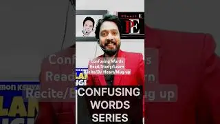 Confusing words Read/Study/Learn/Recite/By heart/Mug up #shorts #ytshorts #planete #simonkshyatriya