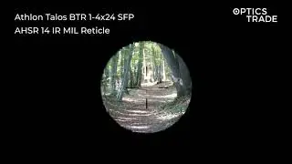 Athlon Talos BTR 1-4x24 SFP Reticle AHSR 14 IR MIL | Optics Trade Reticle Subtensions