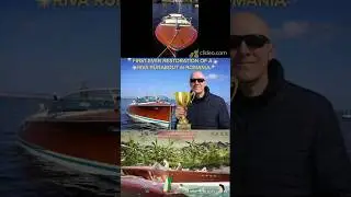 Complete Re Build  Restoration  of  Wooden Riva Italian Runabout  by  ANDREI ROCHIAN