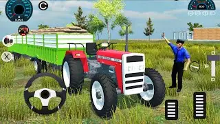 Real Tractor Driving Simulator Games 2026 | Indian Farming Tractor Offroad Drive | Android GamePlay