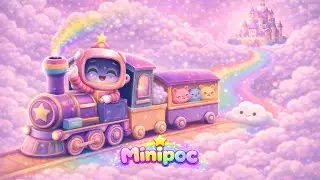 Train Bedtime Story for Kids | Calm Sleep Story with Gentle Music