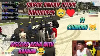 SARAK ANNAN CITIYIL VANNAPPOL 🥹♥️ DISCORD KONA WITH KANNAN 😂 #eaglegaming 