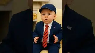 Trump podcast #trump #funny AI.studio #baby voice #support #edit #shorts #split subscribe my channel