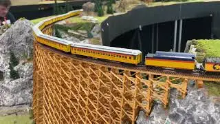 N scale Chessie steam special at 2025 Altoona FreemoN. 