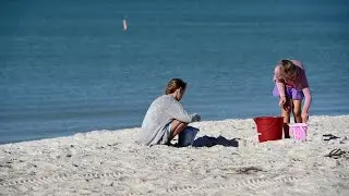 How is it out at the Manatee Public Beach? See for yourself