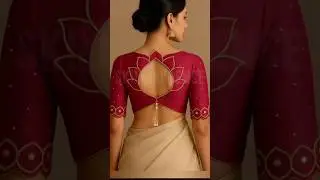 blouse neck design cutting and stitching
