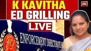 Watch LIVE: K Kavitha's ED Appearance Today | ED To Grill Kavitha On Delhi Liquor Scam Case Link