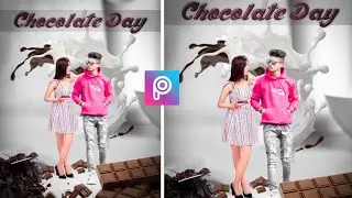 Chocolate Day Photo Editing Picsart | Happy Chocolate Day Photo Editing | Valentine Day Week Editing