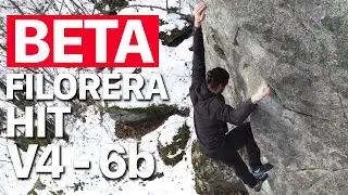 FILORERA HIT - V4 (6b) - Boulder BETA | Val di Mello