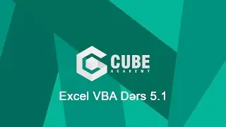 Excel VBA - Dərs 5.1 - Səhifələr üzərində ilkin əməliyyatlar