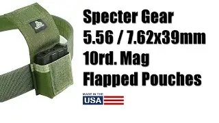 Specter Gear 5.56mm / 7.62x39mm 10rd. Flapped Magazine Pouches