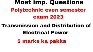 polytechnic 4th semester TDEP 2023  most important questions even sem. exam