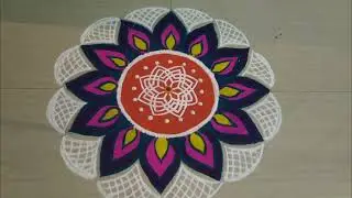 Rangoli design....#rangoliart 