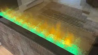 Review of Dimplex 36 Inch Slim Built-in Linear Electric Fireplace on Amazon