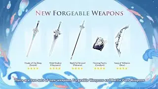 How to get Fontaine craftable weapons in Genshin Impact @GenshinImpact