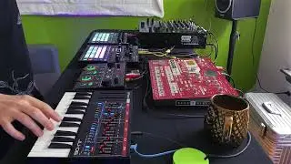 Novation Circuit/ Mono Station/ Korg Electribe ESX/ Boss RC-202/ Roland JU-06 // TECH HOUSE JAM