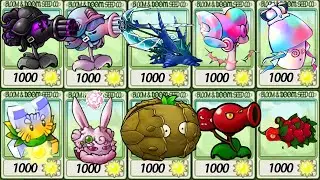 PvZ Fusion 3.3 UPDATE – Team Cherry & Team Hypno (New Plant MOD) vs 999 Golden Gargantuar Zombies!
