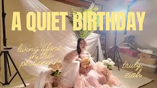 how i spent my birthday living alone in the philippines | fairy-themed shoot & new camera 🎥 🧚 🎂 