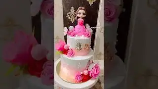 A little princess deserves a magical cake ✨ #homebakesbaddi #princesscake#dollcake#chocolatecake